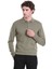 Yeşil Regular Fit Düz Polo Yaka Triko Kazak 3