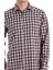 Bordo Klasik Fit Kareli Slim Yaka Uzun Kollu Casual Flanel Gömlek 4