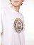Bisiklet Yaka Beyaz Erkek T-Shirt 75OAHT01 4