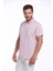 Lila Regular Fit Düz 100% Pamuk Polo Yaka Tişört 1