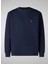 Lacivert Erkek Bisiklet Normal Düz Sweatshirt DF1170MPLEE1990000 Uren Lacivert 4