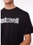 Bisiklet Yaka Siyah Erkek T-Shirt 75OAHG05 4