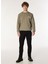 Gmg Fırenze Açık Haki Erkek Bisiklet Slim Fit Sweatshirt GU24MFW08017 2