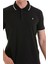 Siyah Regular Fit Düz 100% Pamuklu Polo Yaka Tişört 4