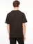 Bisiklet Yaka Siyah Erkek T-Shirt 75OAHT02 5