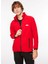 Kırmızı Erkek Kapüşon Yaka Standart Fit Polar Sweatshırt D3WM-SWT2 2