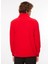 Kırmızı Erkek Kapüşon Yaka Standart Fit Polar Sweatshırt D3WM-SWT2 5
