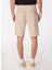 Bej Erkek Bağlamalı Regular Fit Bermuda Şort FC4SM-SHT 0895 4