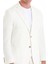 Ekru Slim Fit Düz Mono Yaka Casual Ceket 5