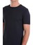 Lacivert Regular Fit Düz Bisiklet Yaka Rayon Triko Tişört 5