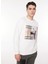 Kapüşon Yaka Krem Erkek Sweatshırt Sew G629 Vır_snapshot Regular Fıt 2