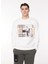 Kapüşon Yaka Krem Erkek Sweatshırt Sew G629 Vır_snapshot Regular Fıt 5