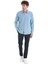 Mavi Slim Fit Desenli 100% Pamuklu Düğmeli Yaka Uzun Kollu Casual Gömlek 2