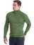 Yeşil Slim Fit Fitilli Balıkçı Yaka Yünlü Triko Kazak 5