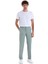 Yeşil Regular Fit Yandan Cepli Kumaş Pantolon 2