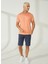 Bisiklet Yaka Pembe Erkek T-Shirt A266T2T02- 2