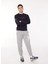 Kapüşon Yaka Lacivert Erkek Sweatshırt Sew G540 Rekst_reflector Regular 2