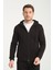 3 Iplik Fermuarlı Kapşonlu Sweatshırt 6052 1
