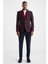 Saf Yün Bordo Blazer Ceket 2