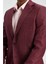Saf Keten Bordo Yazlık Blazer Ceket 4