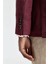 Saf Keten Bordo Yazlık Blazer Ceket 6
