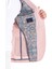 Kahverengi Slim Fit Düz Sivri Yaka Casual Keten Ceket 6