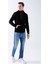 Kapüşon Yaka Siyah Erkek Sweatshırt C 6 240 01 M 4443 2