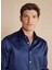 Slim Fit Italyan Yaka Lacivert Erkek Gömlek BBSS24MSH028 4