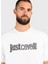 Bisiklet Yaka Beyaz Erkek T-Shirt 75OAHG05 2