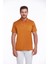 Turuncu Regular Fit Düz 100% Pamuk Polo Yaka Tişört 4