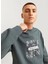 Gri Erkek Bisiklet Relaxed Sweatshirt Jcoalpha Sweat Crew Neck 3