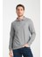 Erkek Yarım Fermuarlı Uzun Kol Sweatshirt 7702 1