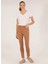 Yüksek Bel Skinny Fit Kahve Kadın Pantolon DERIN-23Y 2