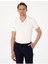 Ekru Slim Fit Polo Yaka Triko Tişört 1