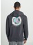 Antrasit Erkek Kapüşon Yaka Regular Fit Sweatshirt L232273003 5