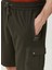Haki Erkek Normal Bel Slim Fit Şort 1087488 4
