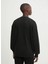 Siyah Erkek Bisiklet Relaxed Düz Sweatshirt 50521081_DLOGONTY 4