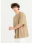 Gmg Fırenze Bisiklet Yaka Ekru Erkek T-Shirt ZR24MSS03050 3