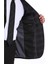 Siyah Slim Fit Kareli Mono Yaka Casual Takım Elbise 5