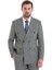 Vizon Slim Fit Desenli Kruvaze Klasik Takım Elbise 2