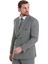 Vizon Slim Fit Desenli Kruvaze Klasik Takım Elbise 3