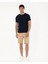 Camel Slim Fit Dokuma Şort 3