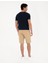 Camel Slim Fit Dokuma Şort 4