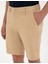 Camel Slim Fit Dokuma Şort 5