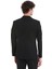 Siyah Slim Fit Düz Mono Yaka Klasik Takım Elbise 7