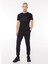 Bisiklet Yaka Siyah Erkek T-Shirt FM23W02TG 2
