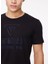 Bisiklet Yaka Siyah Erkek T-Shirt FM23W02TG 4