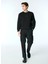 Gmg Fırenze Siyah Erkek Bisiklet Slim Fit Sweatshirt GU24MFW08015 3