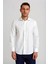 Yarım Italyan Yaka Modern Fit Klasik Gömlek Beyaz GMARS0422302101_D01 2