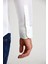 Yarım Italyan Yaka Modern Fit Klasik Gömlek Beyaz GMARS0422302101_D01 5